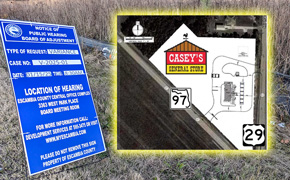 Casey’s Seeks Variance For New Molino Convenience Store At Highway 29, Highway 97