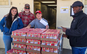 Escambia Extension, Helton Brothers Farm Donate Pallets Of Peanut Butter